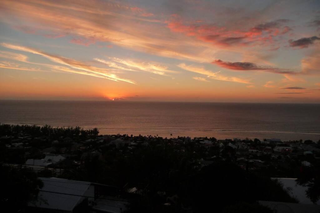 Chalet Sunset, Vue Panoramique Sur La Baie, Proche De Saint-Leu Et Ses Plages Bagian luar foto