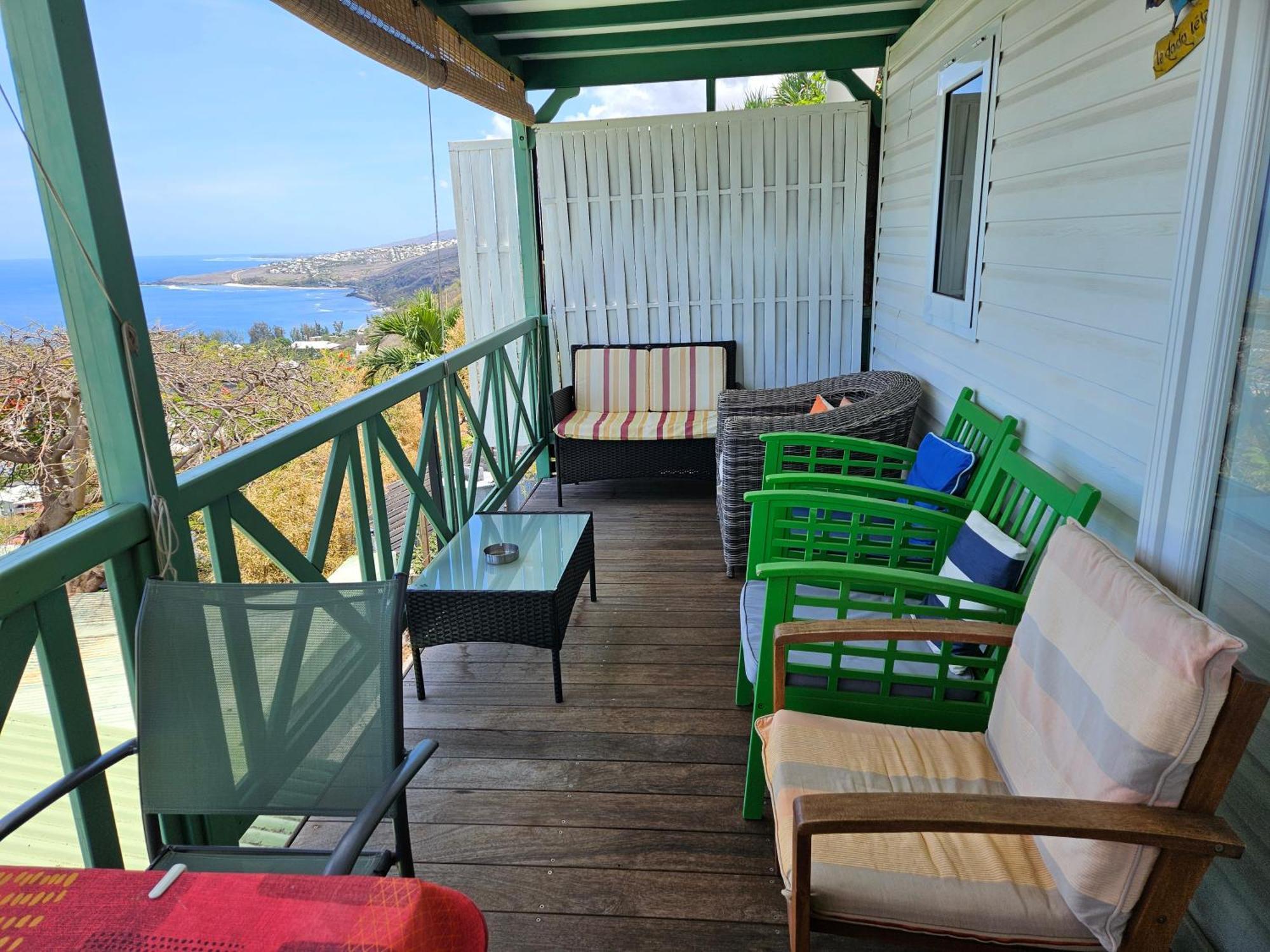 Chalet Sunset, Vue Panoramique Sur La Baie, Proche De Saint-Leu Et Ses Plages Bagian luar foto